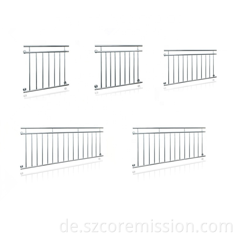 Stainless Steel French Rustproof Balcony Railing